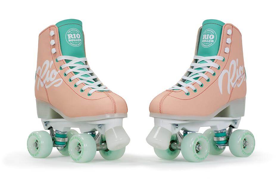Rio Roller Script Quad Skates Peach 4
