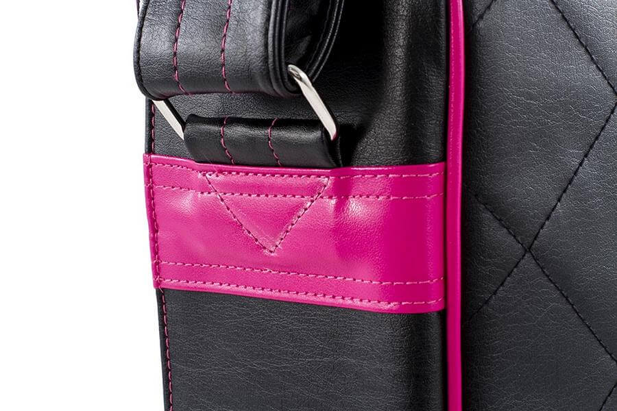 Rio Roller Rollschuhe Tasche Fashion Bag Schwarz/Rosa 4