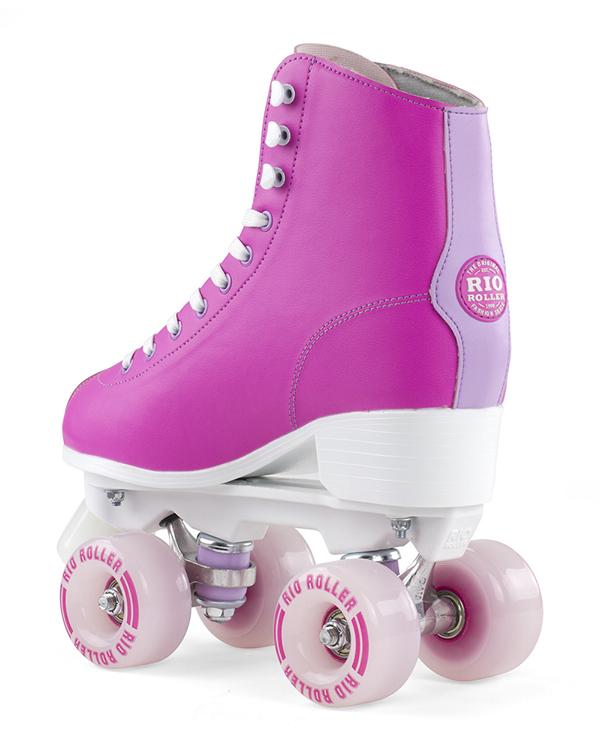 Rio Roller Script Quad Skates Pink 4