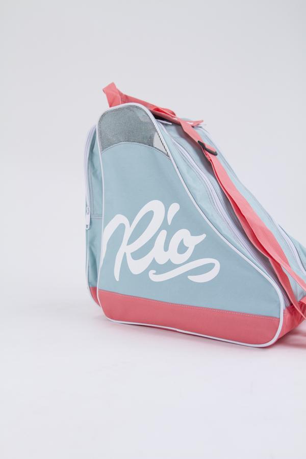 Rio Roller Script Skate Bag Rollschuhe Tasche Teal/Coral 4