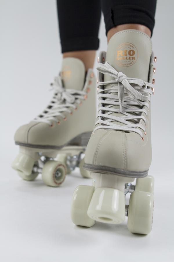 Rio Roller Figure Pro Quad Skates Rose Cream 4
