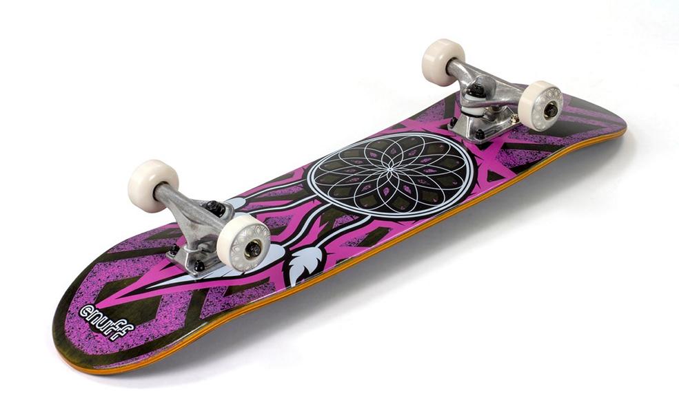 Enuff Dreamcatcher Mini Complete Skateboard Grau/Pink 3