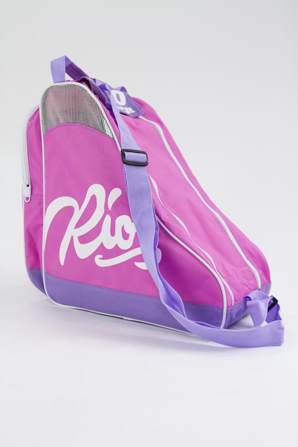 Rio Roller Script Skate Bag Rollschuhe Tasche Pink/Lila 4