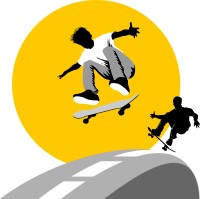 Skateboard Halfpipe