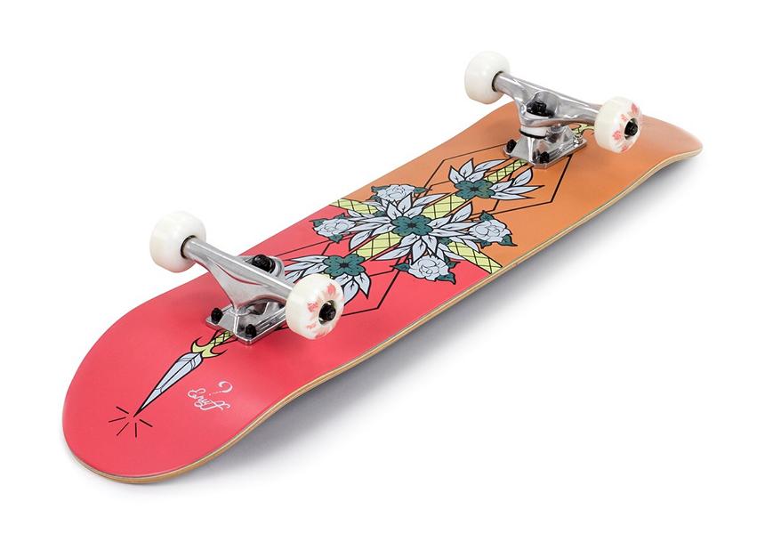 Enuff Flash Complete Skateboard Rot/Orange 2