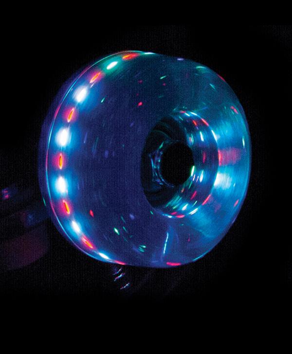 Rio Roller LED Blau Glitter 4