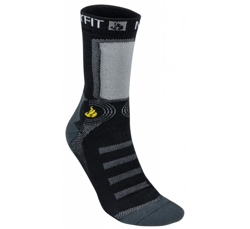 Powerslide Myfit Skater Socken Pro Schwarz Grau
