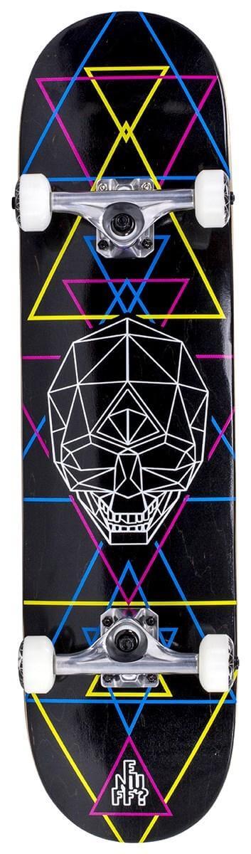 Enuff Geo Skull Complete Skateboard CMYK 4
