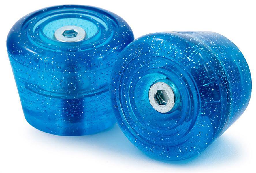 Rio Roller Toe Stop Blau Glitter 
