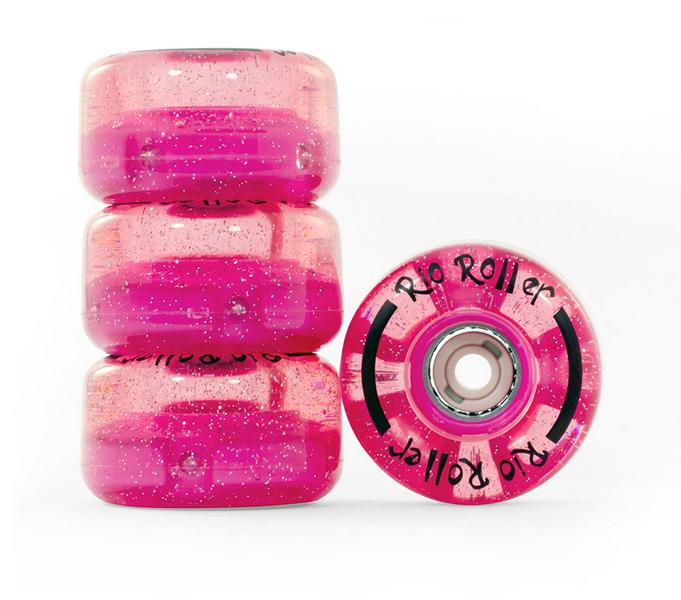 Rio Roller LED Pink Glitter 1