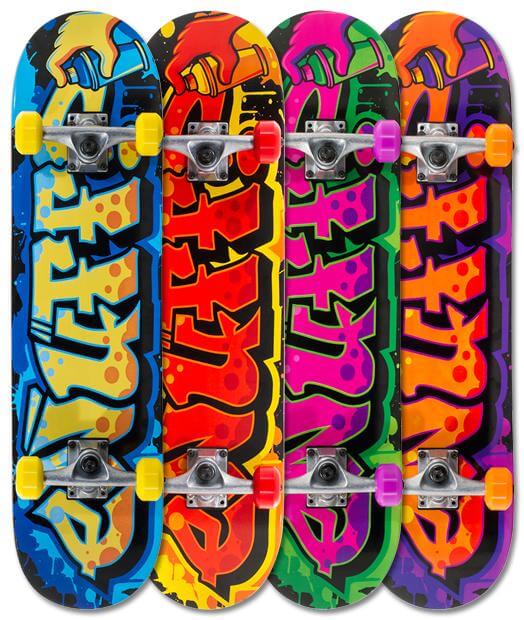Enuff Graffiti II Mini Complete Skateboard Gelb Bunt 1