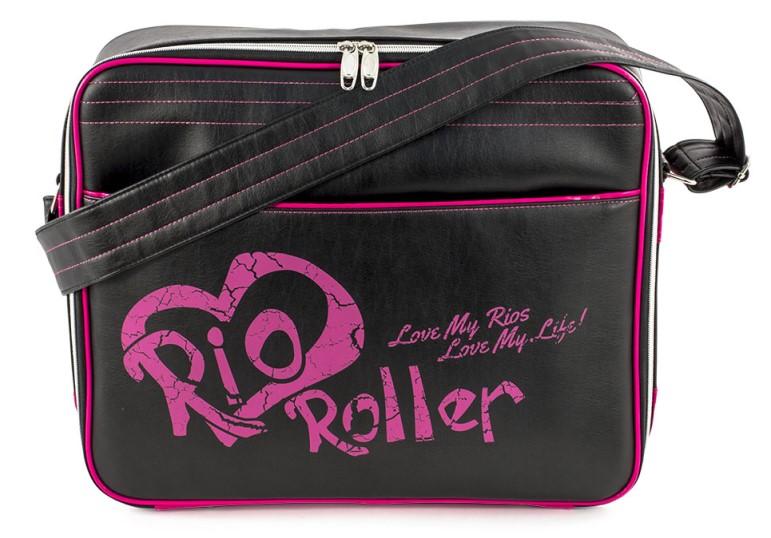 Rio Roller Rollschuhe Tasche Fashion Bag Schwarz/Rosa 1