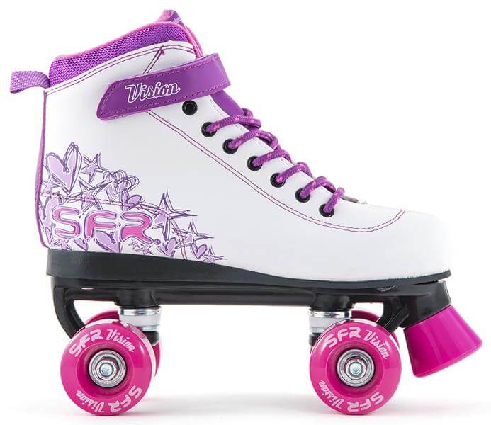 SFR Vision II Quad Skates Weiß/Pink 3