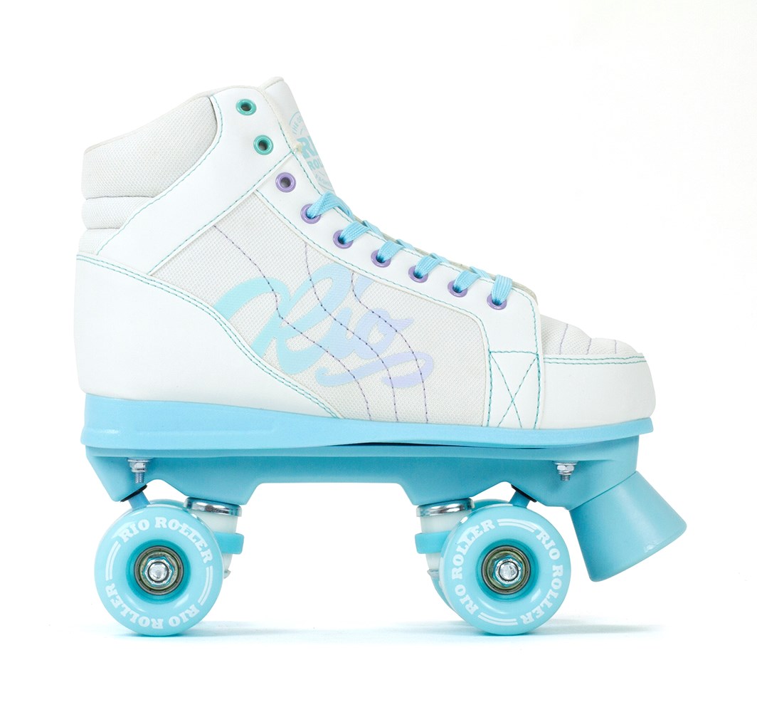 Rio Roller Lumina Quad Skates Weiss/Blau
