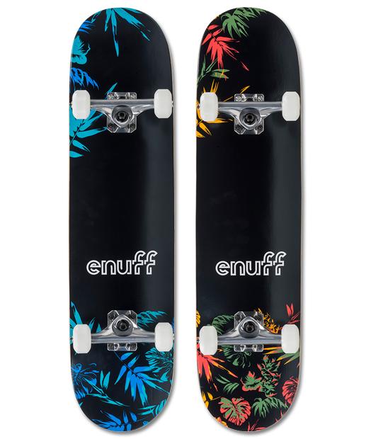 Enuff Floral Complete Skateboard Orange 1