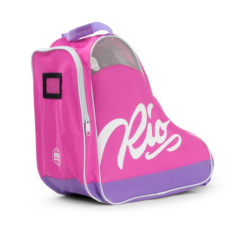 Rio Roller Script Skate Bag Rollschuhe Tasche Pink/Lila 2