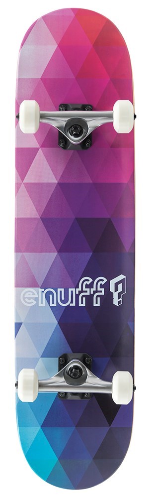Enuff Geometric Complete Skateboard Purple 1