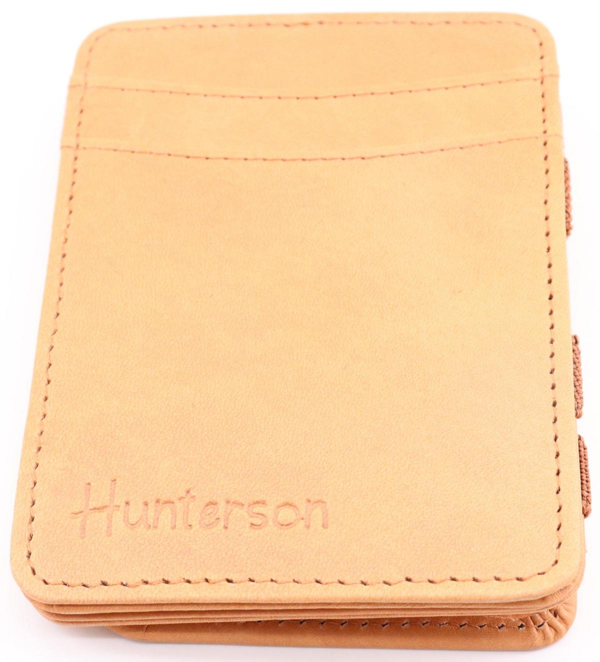 Hunterson Magic Wallet Geldbörse Cognac