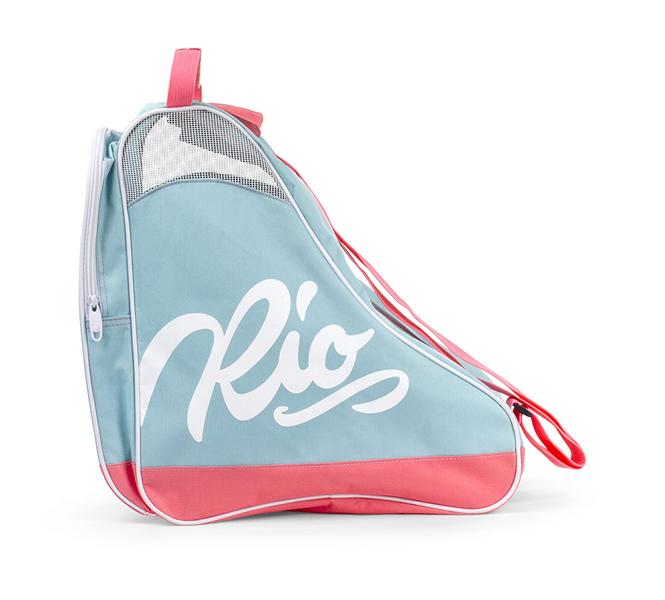 Rio Roller Script Skate Bag Rollschuhe Tasche Teal/Coral 3