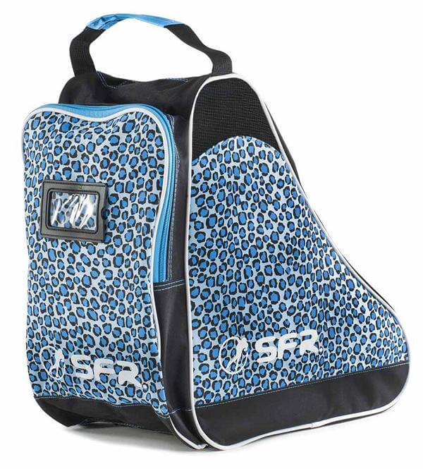 SFR Designer Ice & Skate Tasche Blau Leopard 2