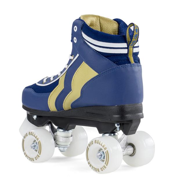 Rio Roller Varsity  Quad Skates Blau/Gold 3