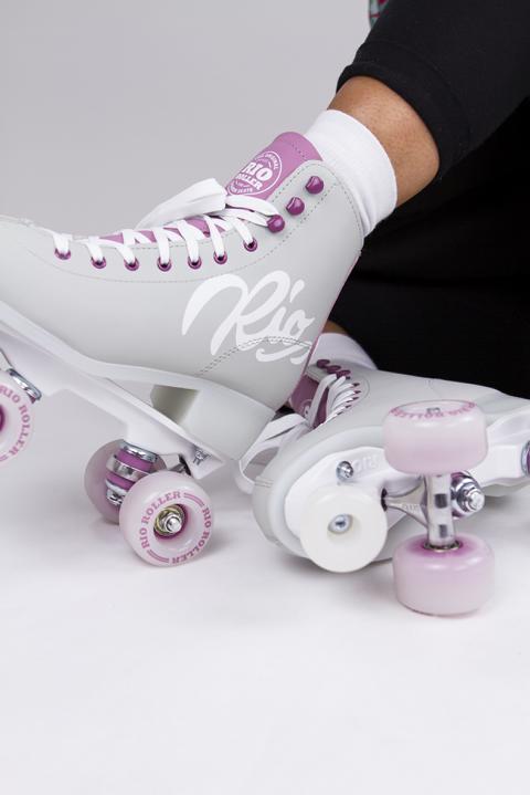 Rio Roller Script Quad Skates Purple Grey 4