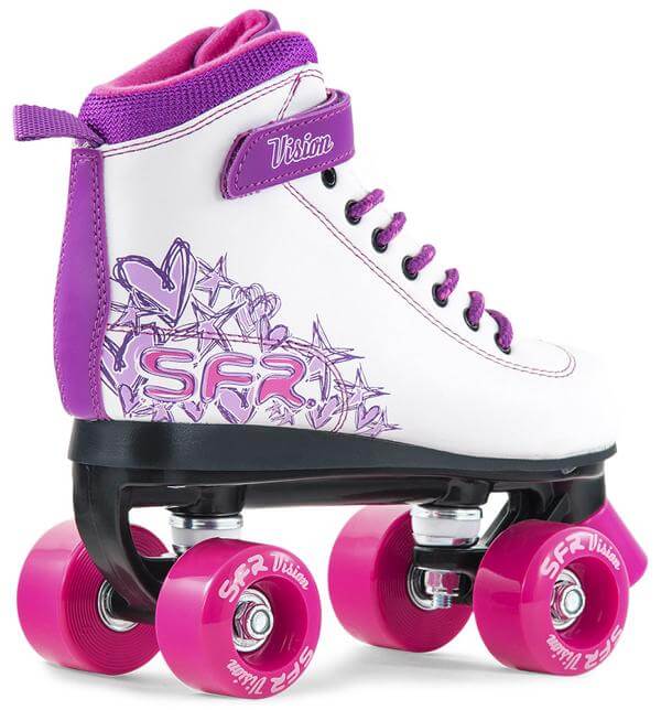 SFR Vision II Quad Skates Weiß/Pink 2
