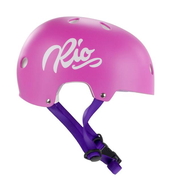 Rio Roller Script Helm Pink 1