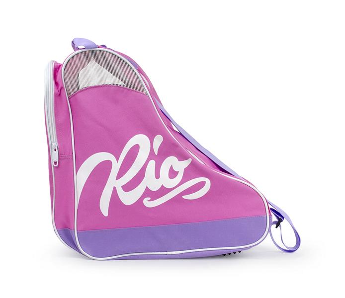 Rio Roller Script Skate Bag Rollschuhe Tasche Pink/Lila 3