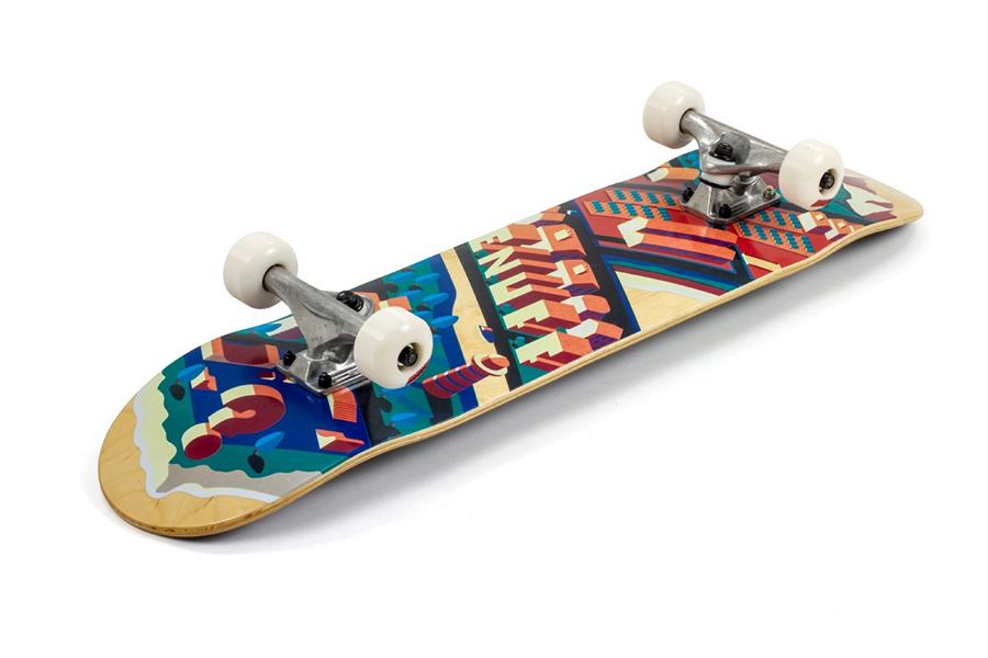 Enuff Isotown Complete Skateboard Natur 2