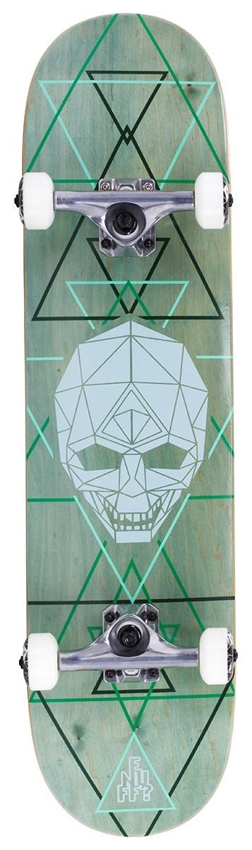 Enuff Geo Skull Complete Skateboard Grün 2