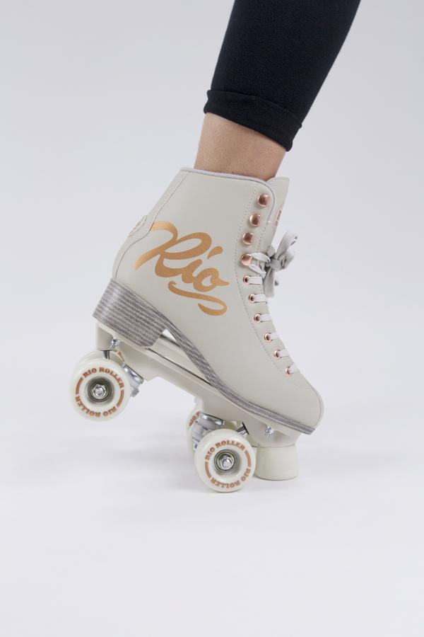 Rio Roller Figure Pro Quad Skates Rose Cream 6