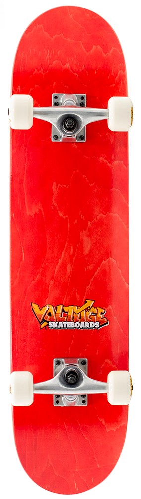 Voltage Graffiti Logo Complete Skateboard Orange 1